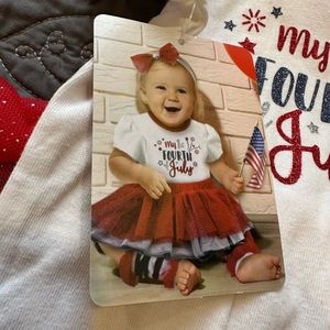 Baby Essentials 4th Of July 4 Piece Set NWT Size 6 Months